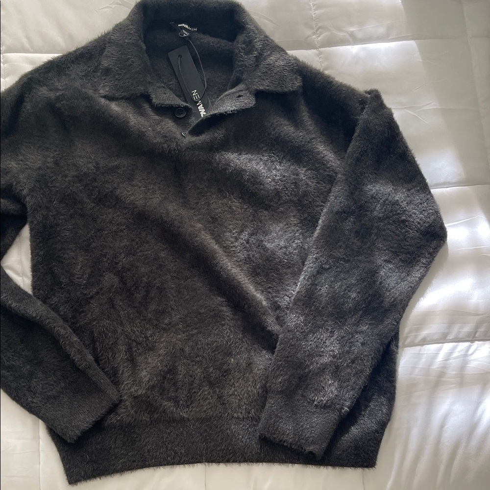 Men's Charcoal Sweater